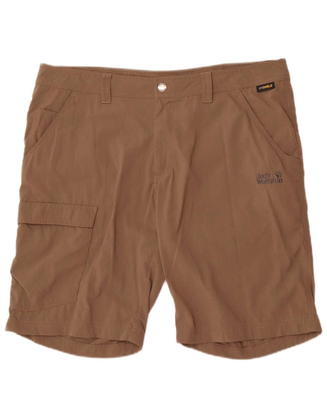 Jack & Jones Mens Cargo Shorts W40 XL Marrón Poliamida