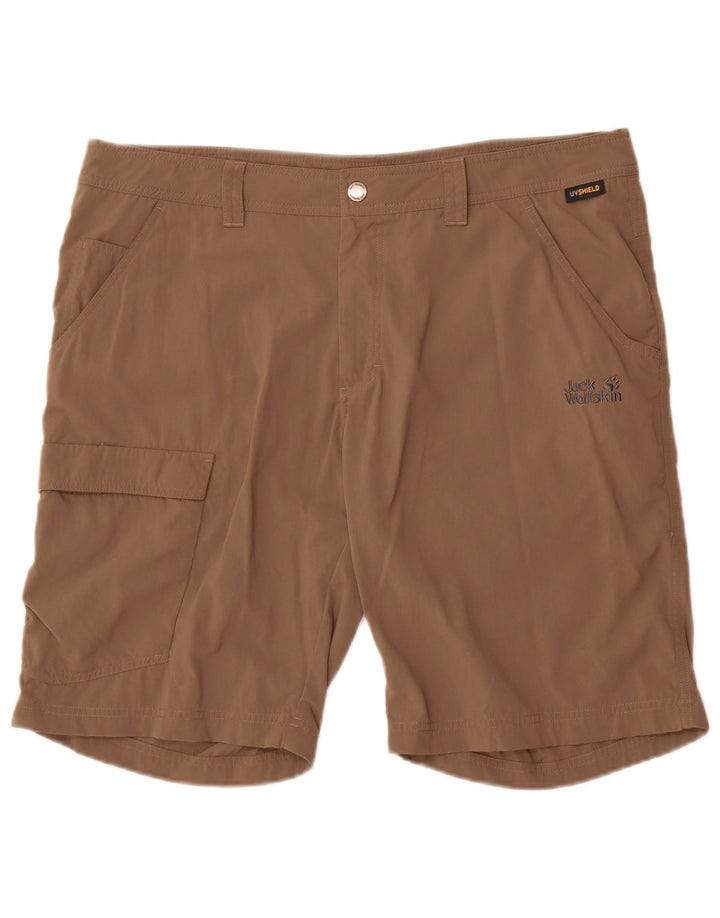 Jack & Jones Mens Cargo Shorts W40 XL Marrón Poliamida