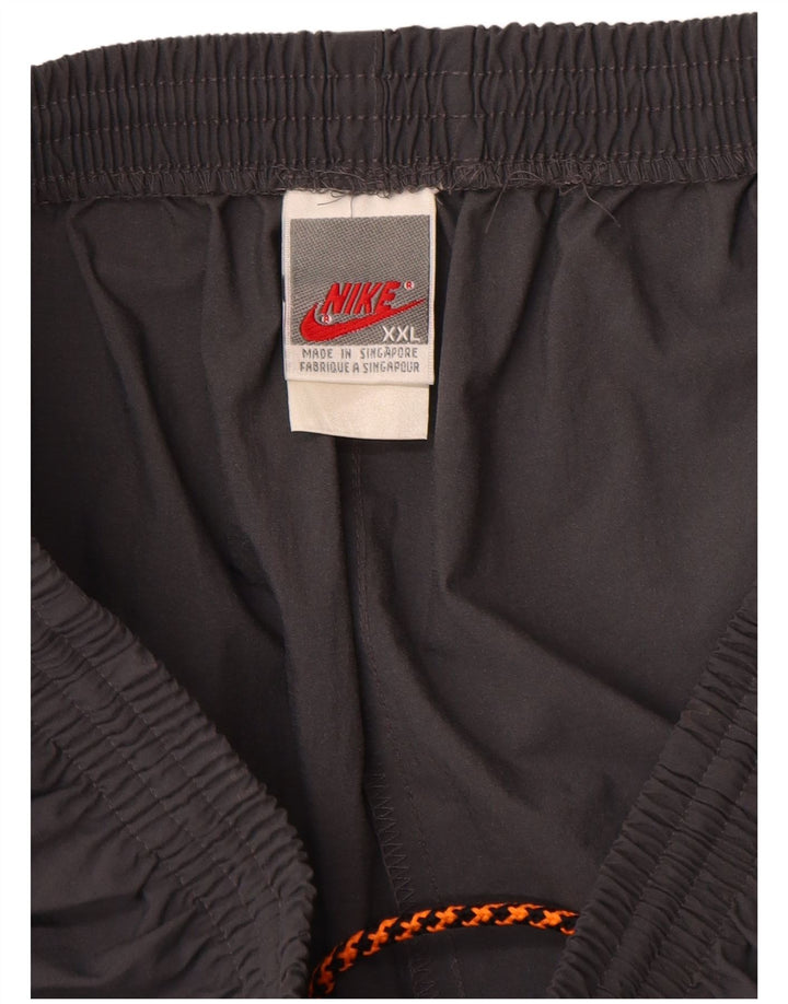 Nike - Pantalón de chándal para hombre, talla 2XL, nailon gris