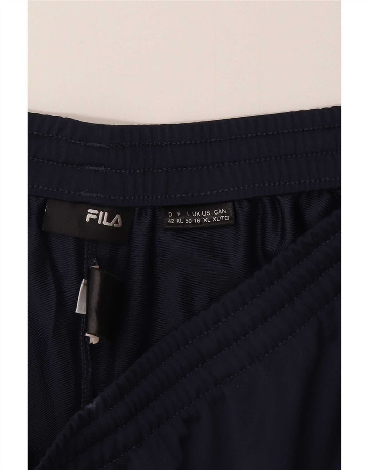 Fila Pantalones de chándal para mujer UK 46 Large Azul marino Poliéster