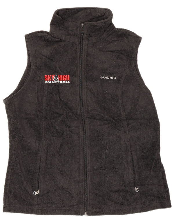 Columbia Chaleco polar gráfico para hombre Reino Unido 40 Grande Poliéster negro