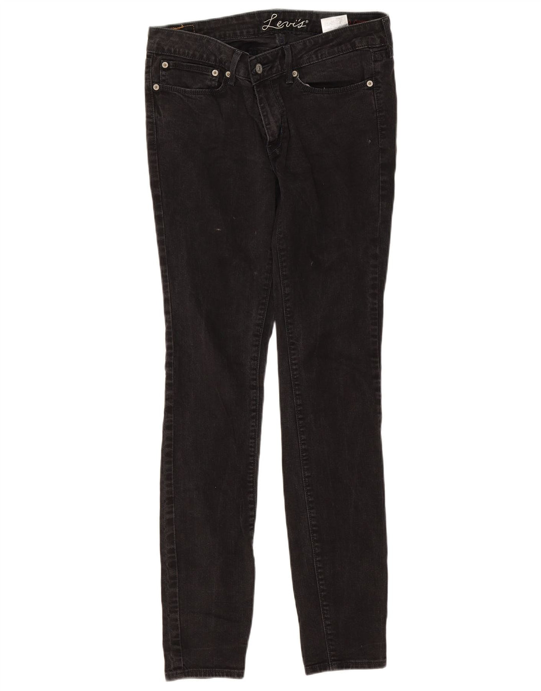 Levi's Vaqueros Pitillo Mujer W30 L32 Algodón Negro