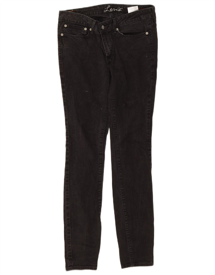 Levi's Vaqueros Pitillo Mujer W30 L32 Algodón Negro
