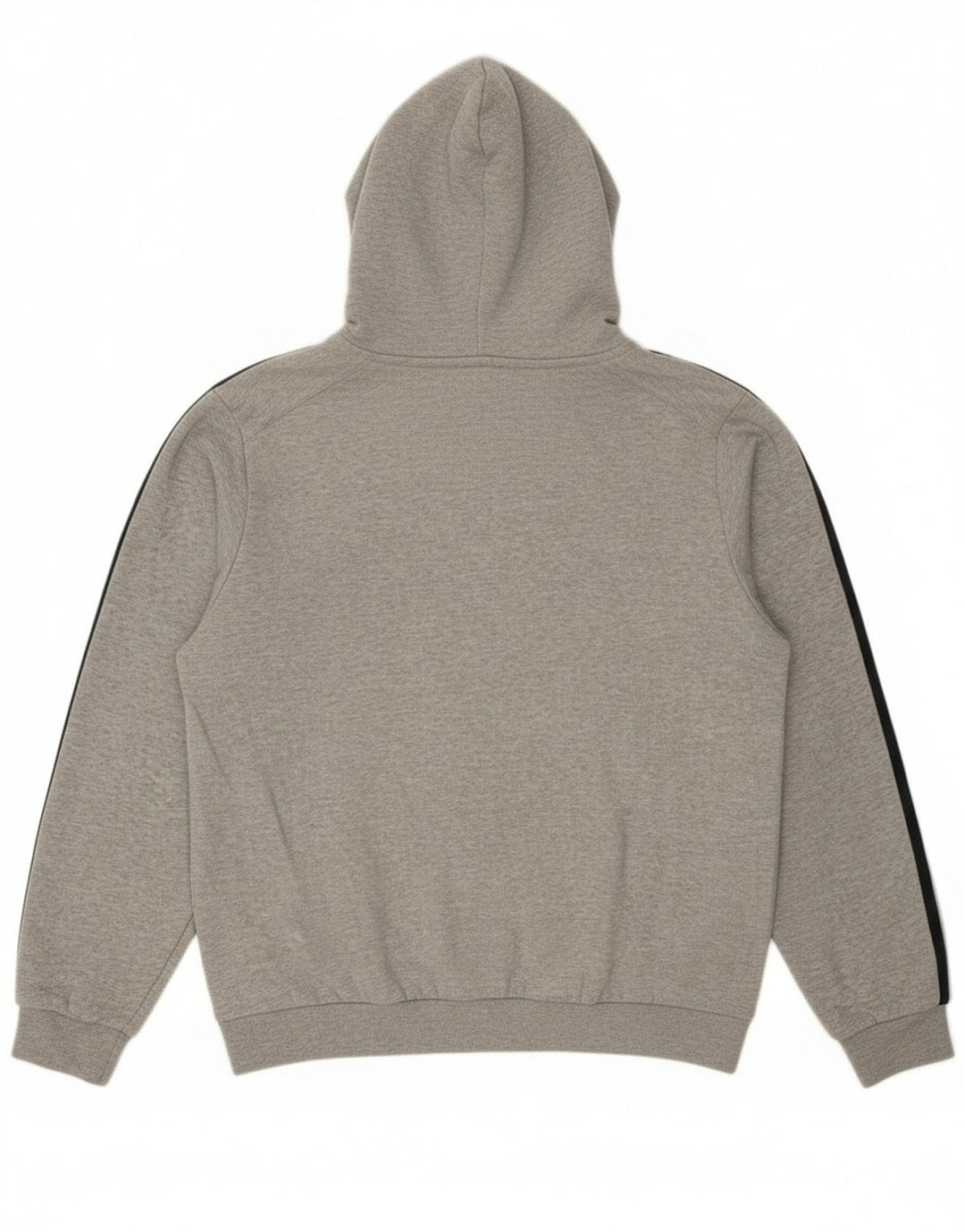 Adidas Hombre Sudadera Con Capucha Jumper Gris Medio Algodón Moteado