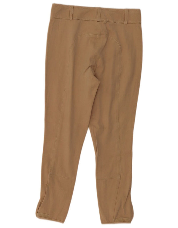 Barbour Pantalones casuales delgados para mujer UK 10 Small W30 L26 Algodón beige
