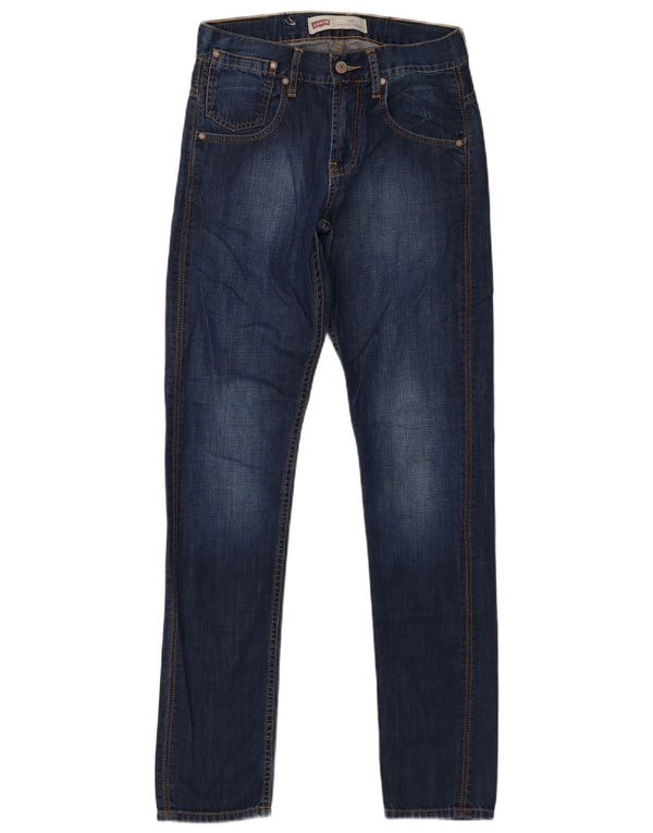 Levi's Boys 508 Regular Tapered Jeans 15-16 Años W28 L31 Azul Marino Algodón