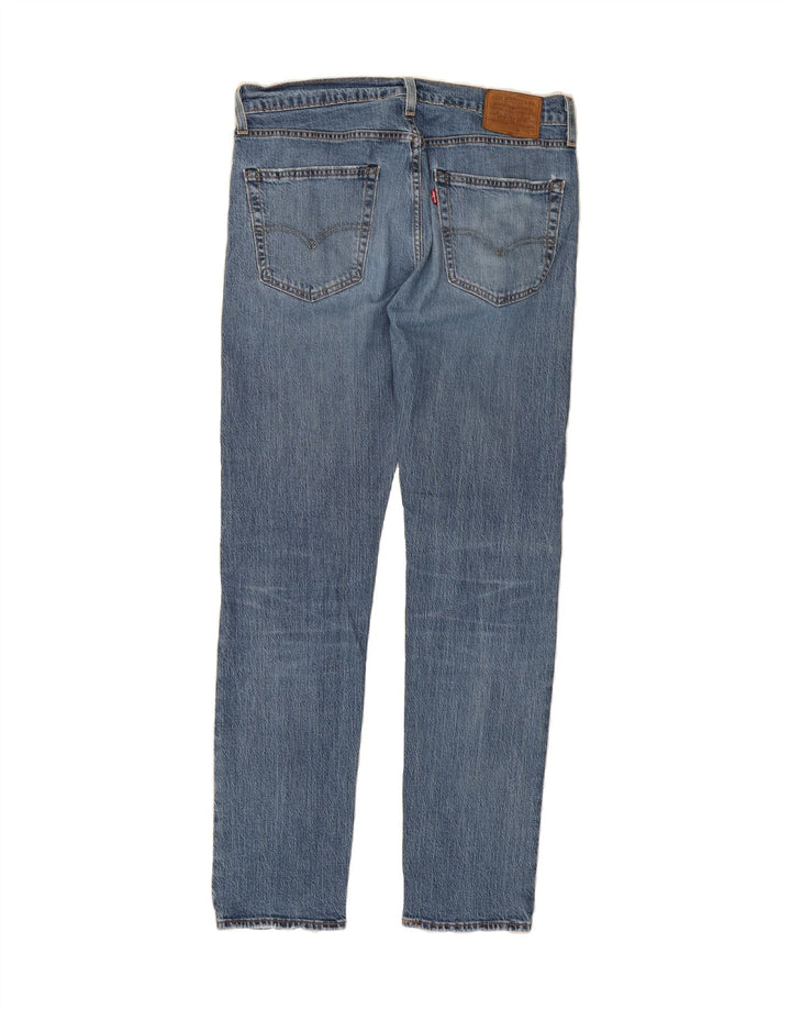 LEVI'S Mens Slim Jeans W32 L34 Blue Cotton Vintage Levi's and Second-Hand Levi's from Messina Hembry 