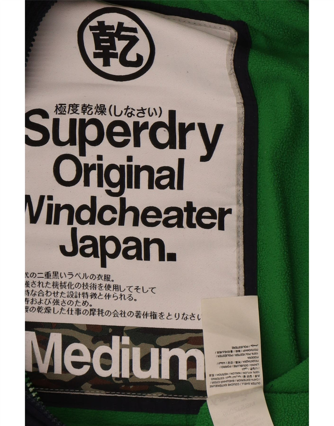 Superdry Chaqueta Cortavientos Windcheater para Mujer UK 44 Azul Marino Mediano