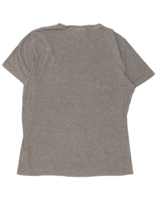 DIADORA Camiseta Gráfica Hombre Top XL Algodón Moteado Gris