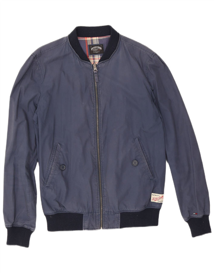 Tommy Hilfiger Chaqueta Bomber para Hombre UK 38 Medium Azul Marino Colorblock