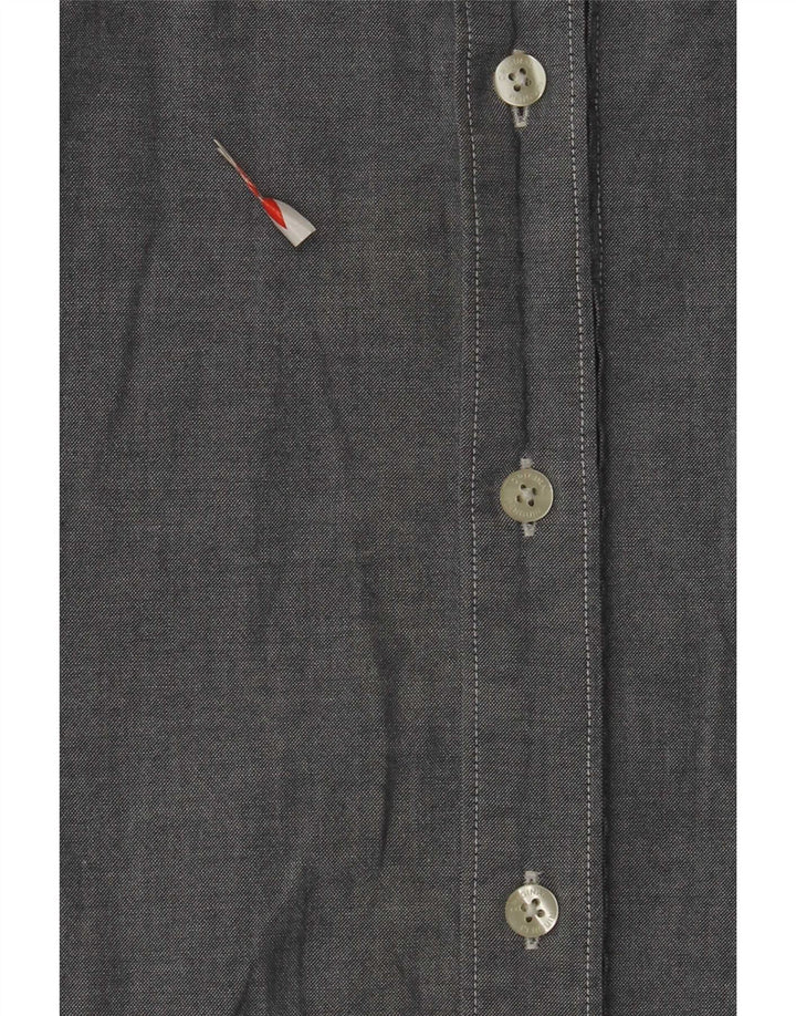 Camisa Penguin Heritage Slim Fit para hombre, talla pequeña, algodón gris