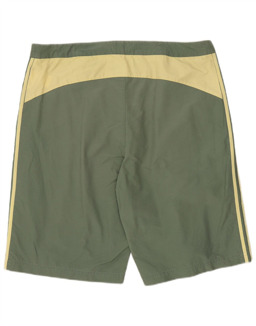 Pantalones cortos Adidas para hombre XL W40 algodón color block verde
