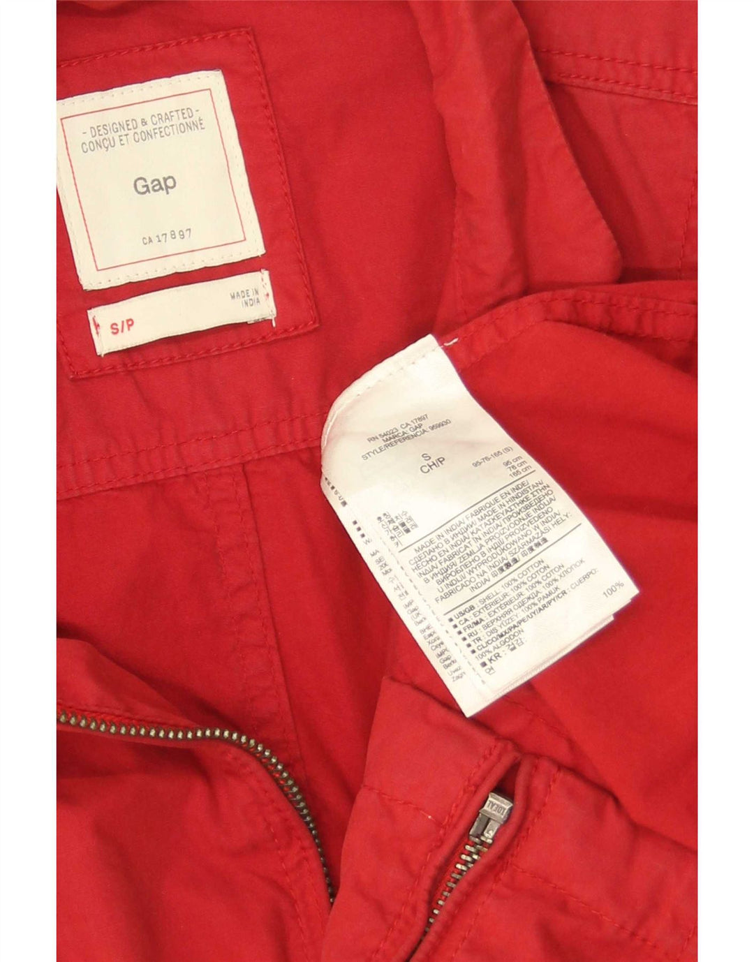 Gap Chaqueta Bomber para Hombre UK 36 Small Rojo