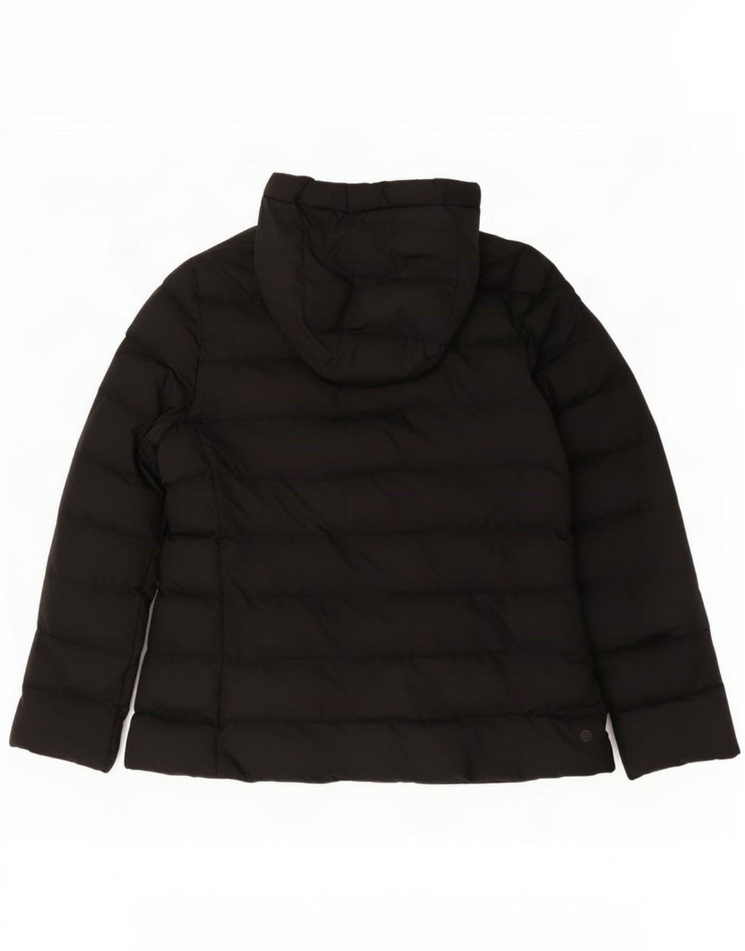 Adidas Chaqueta acolchada con capucha para mujer UK 46 Grande Poliéster negro