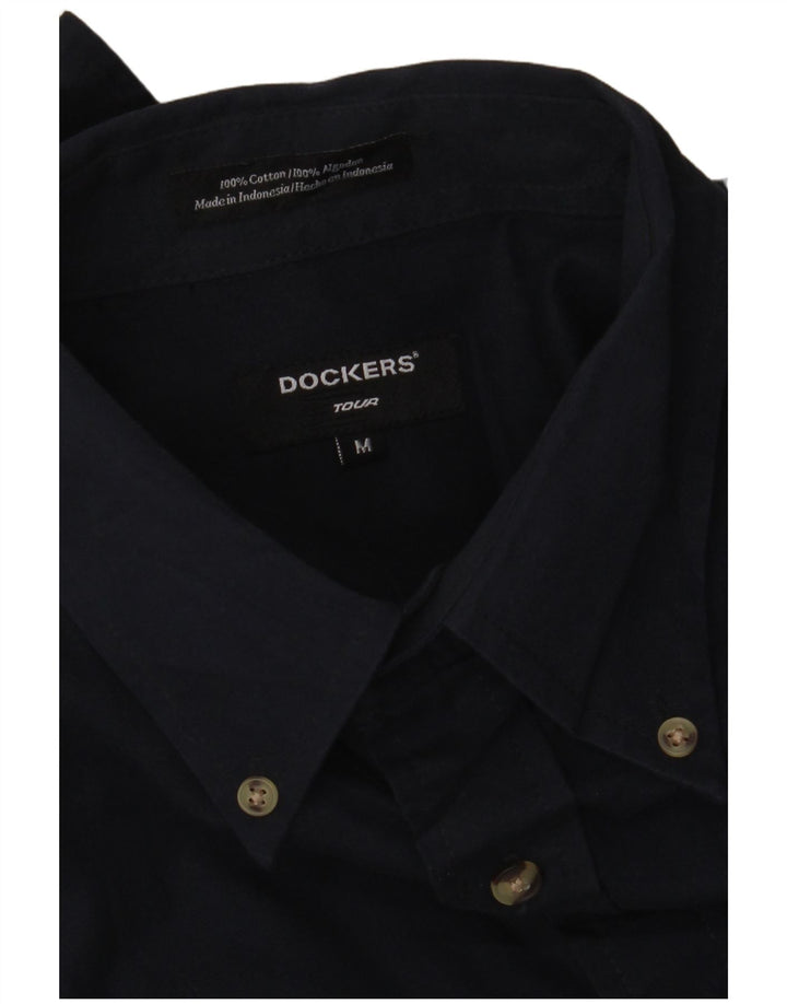 Camisa Dockers Hombre Mediana Azul Marino Algodón