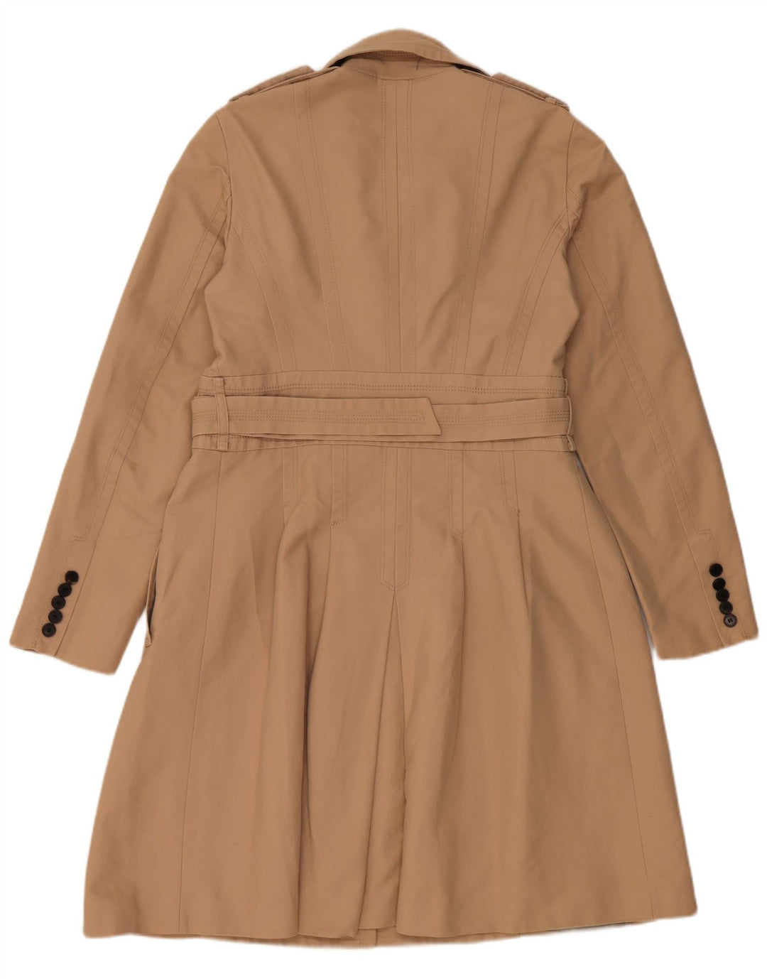 Gabardina ZARA Mujer UK 44 Beige Medio