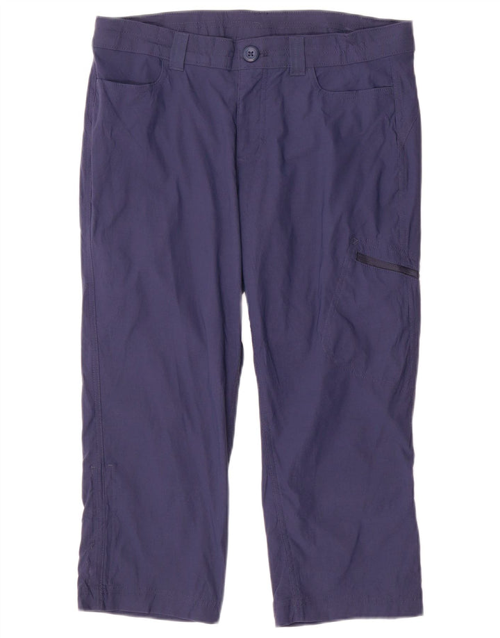 EDDIE BAUER Pantalones capri rectos para mujer US 8 Medium W32 L20 Azul marino