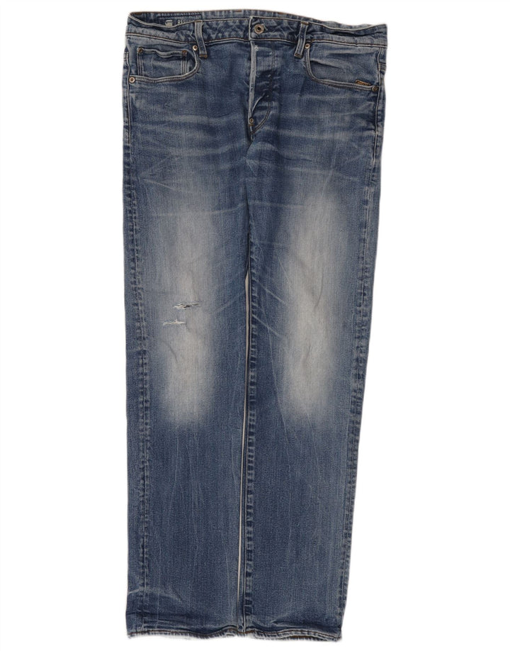 Vaqueros rectos para hombre G-Star W34 L34 Algodón azul