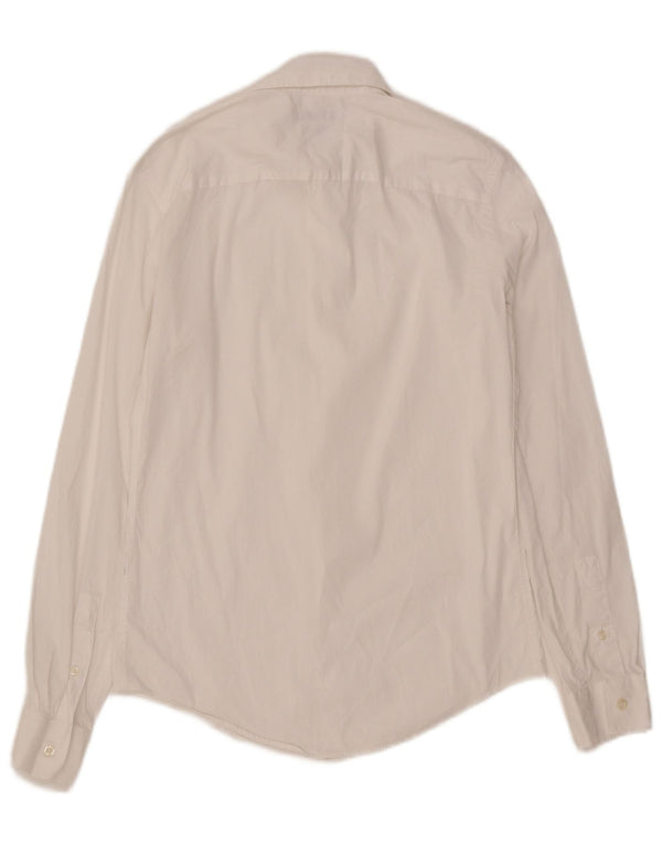 ZARA Hombre Camisa Slim Fit Pequeña Blanco