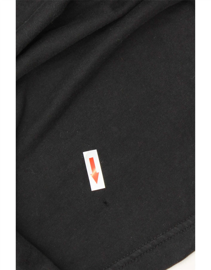 Adidas - Camiseta para hombre, talla grande, algodón negro