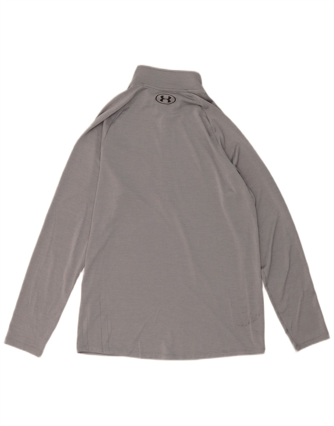 UNDER ARMOUR Hombre Heat Gear Zip Neck Jersey Chándal Top Gris Medio