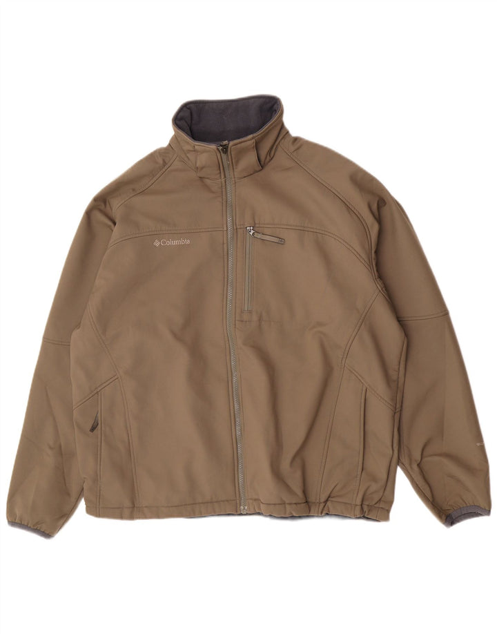Columbia Chaqueta Bomber para Hombre UK 42 XL Poliéster Caqui