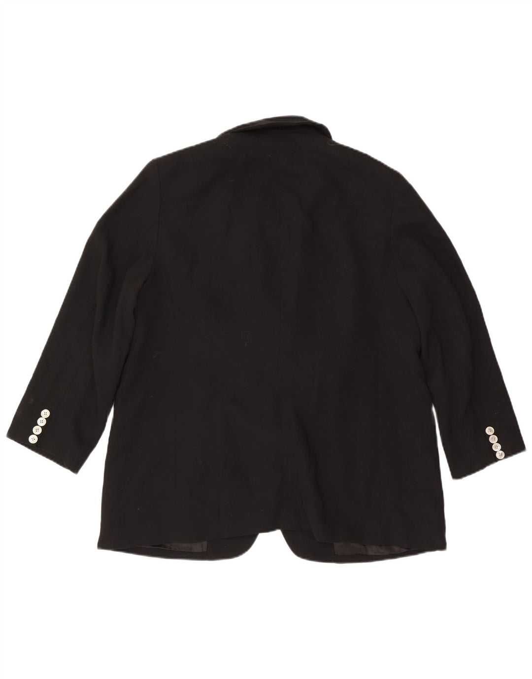 Ralph Lauren Chaqueta Blazer de 2 Botones para Mujer US 14 XL Lana Negra