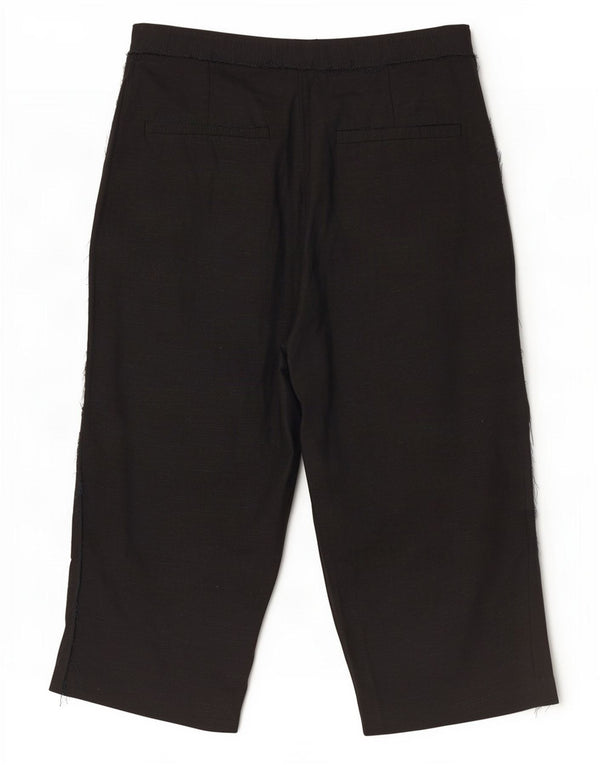 Bermudas Zara Mujer Medium W28 Lyocell Negro