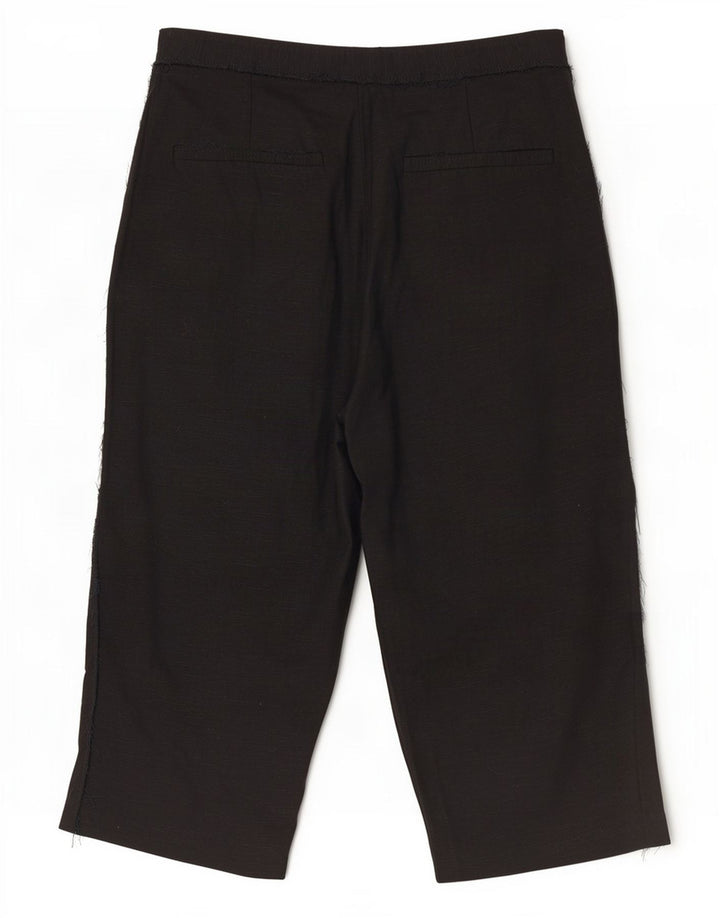 Bermudas Zara Mujer Medium W28 Lyocell Negro