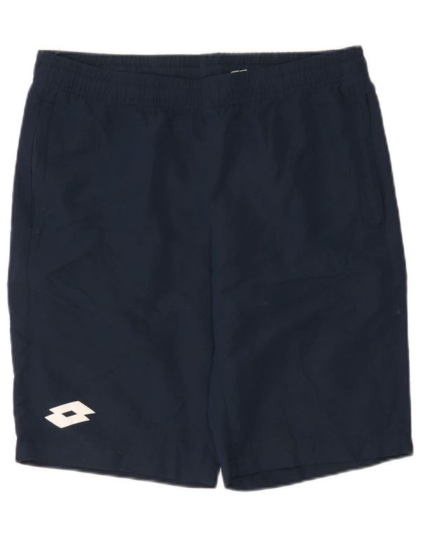 Lotto Mens Sport Shorts Large Navy Blue Polyester
