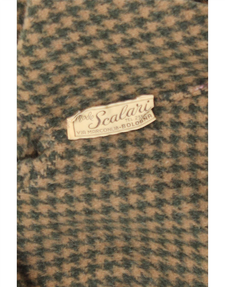 Abrigo vintage para mujer IT 44 Verde medio