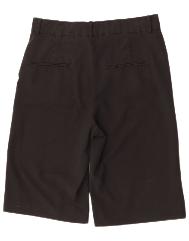 Zara Mujer Pantalones Cortos Casuales Pequeño W26 Negro