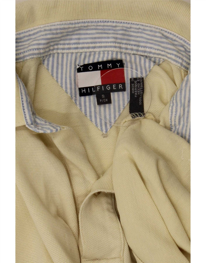 Polo Tommy Hilfiger Hombre Pequeño Algodón Amarillo