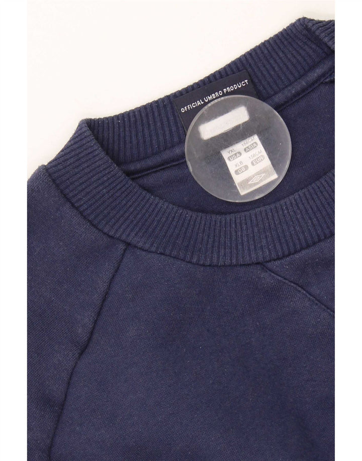 Umbro Sudadera Niño Jumper 12-13 Años XL Azul Marino Poliéster