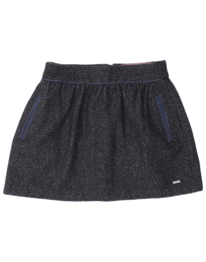 SUPERDRY Minifalda para mujer pequeña W27 Poliéster moteado gris