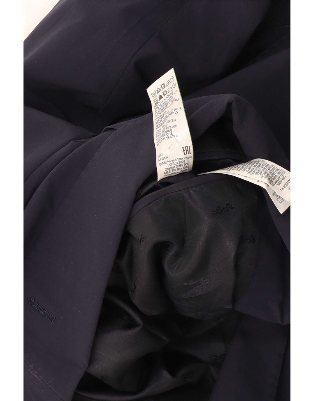 Marks & Spencer Chaqueta tipo blazer de 2 botones para hombre UK 38 Medium Azul marino