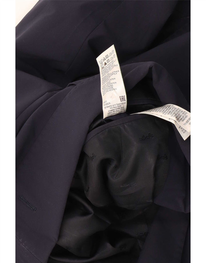 Marks & Spencer Chaqueta tipo blazer de 2 botones para hombre UK 38 Medium Azul marino