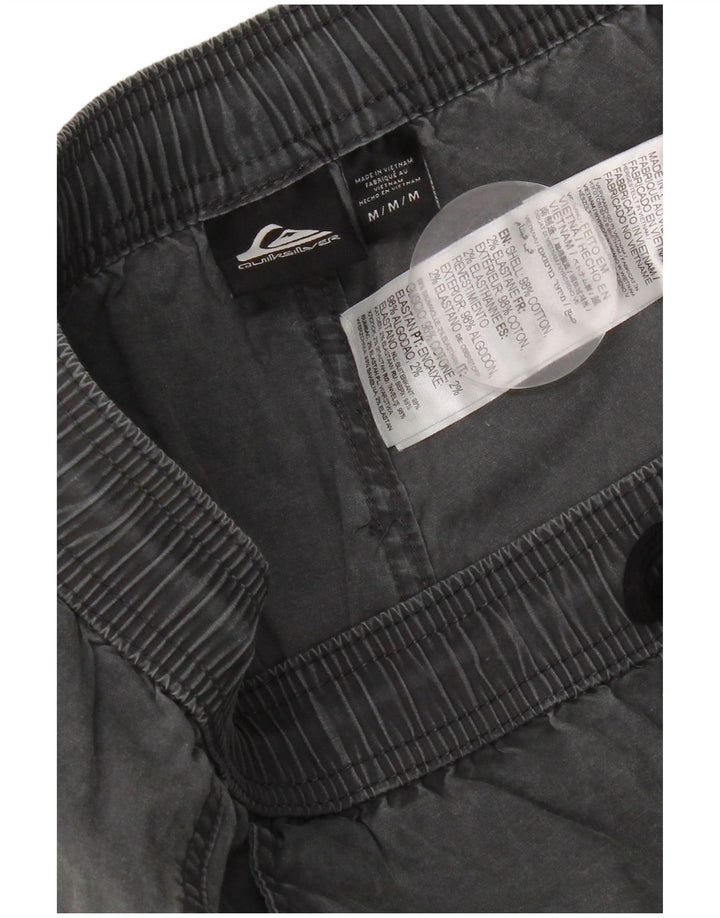 Pantalones cortos Quiksilver para hombre medianos W32 algodón gris