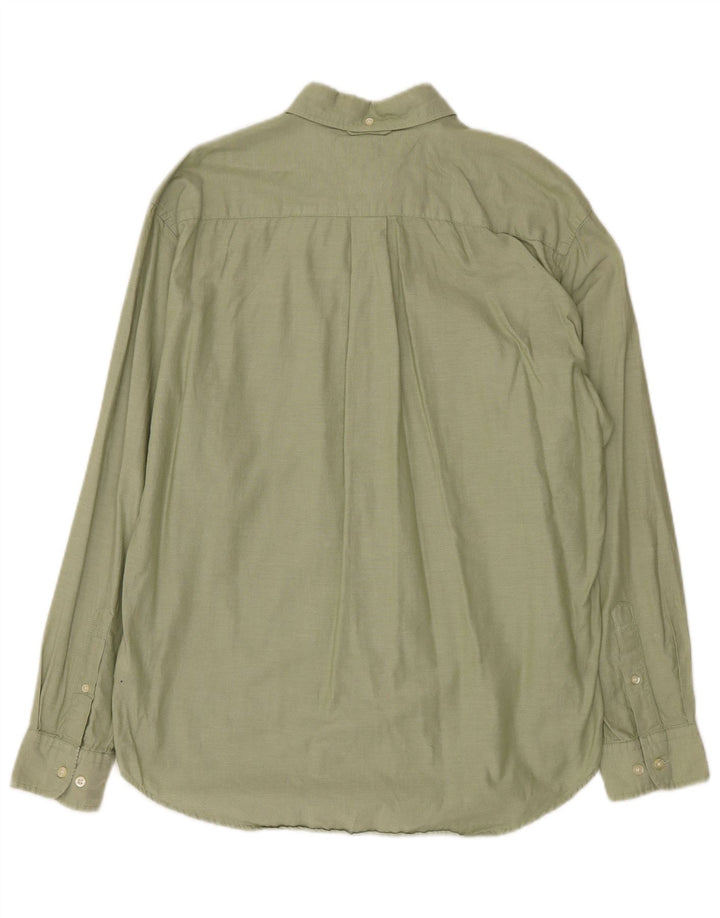 Camisa Tommy Hilfiger Hombre Algodón Verde Medio