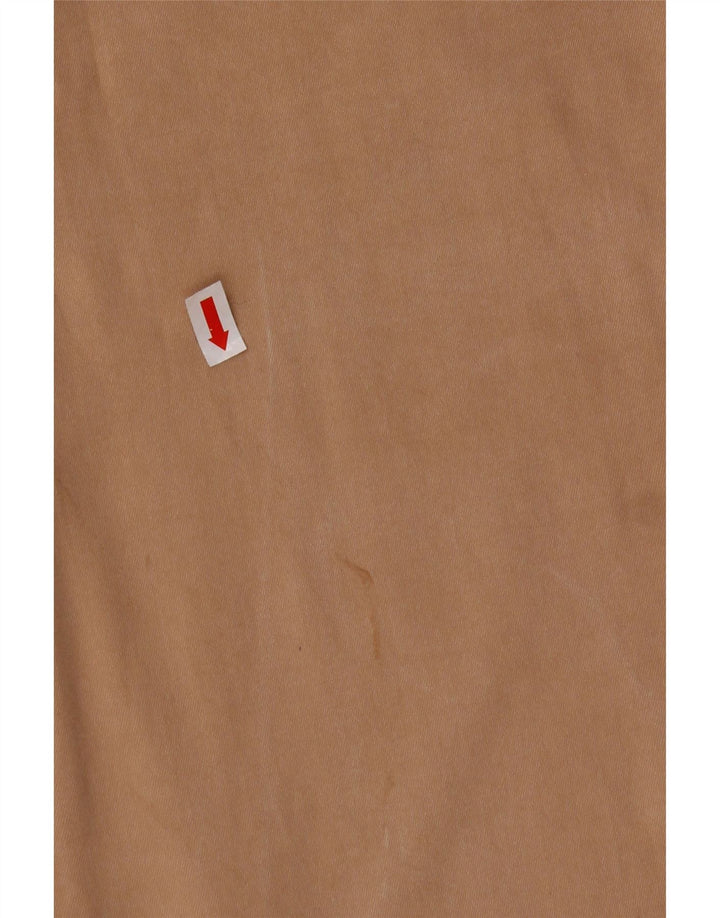 TRUSSARDI Pantalones informales ajustados para mujer IT 46 Large W32 L30 Beige Lyocell