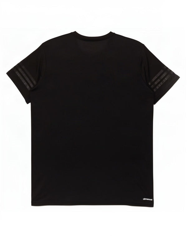 Adidas Mens Climacool Camiseta Top Grande Negro
