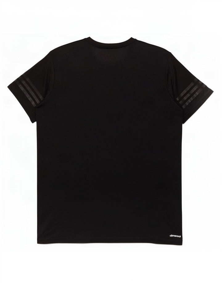 Adidas Mens Climacool Camiseta Top Grande Negro