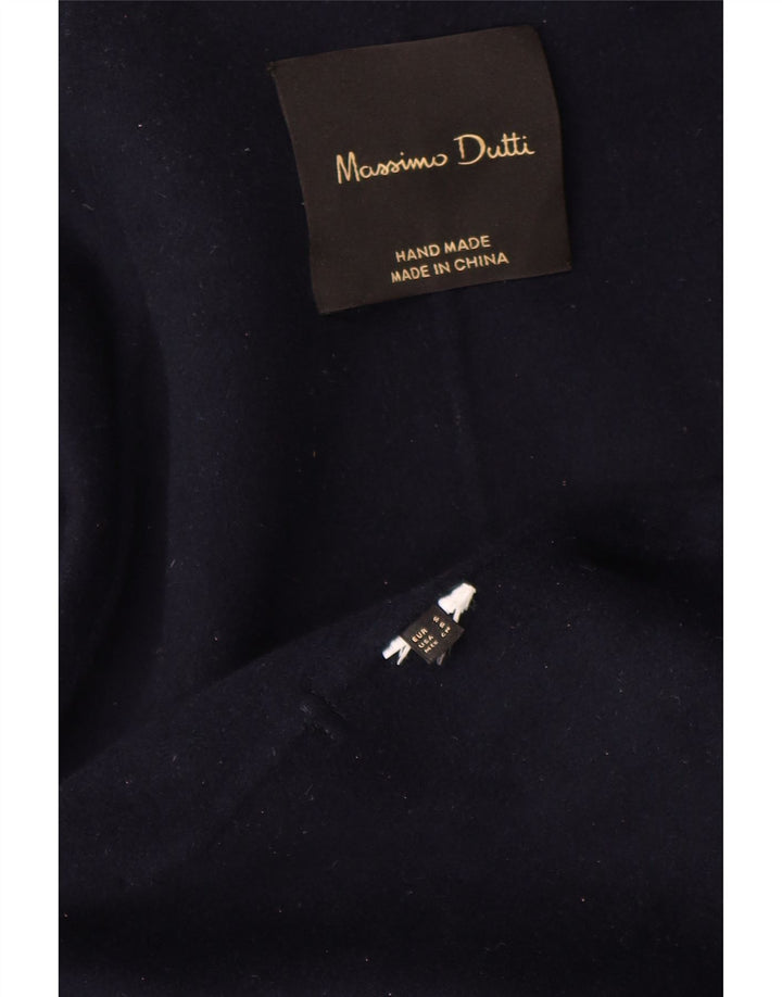 Massimo Dutti Abrigo Abierto Extragrande para Mujer UK 10 Small Azul Marino