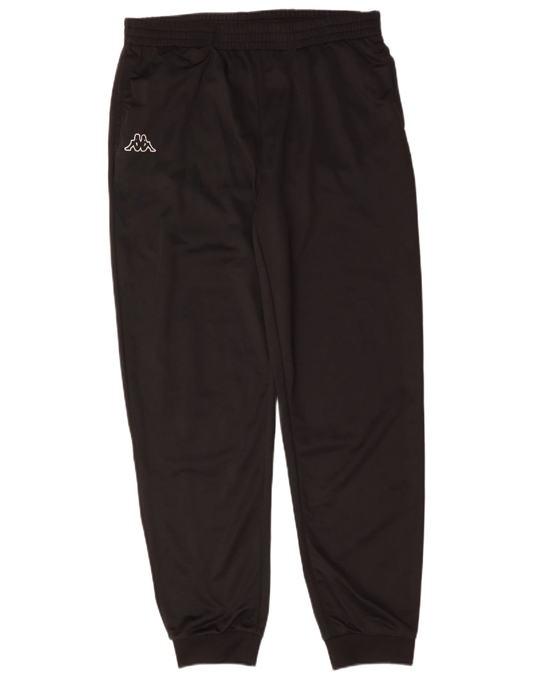 Kappa Hombre Pantalones De Chándal Joggers Large Negro Poliéster