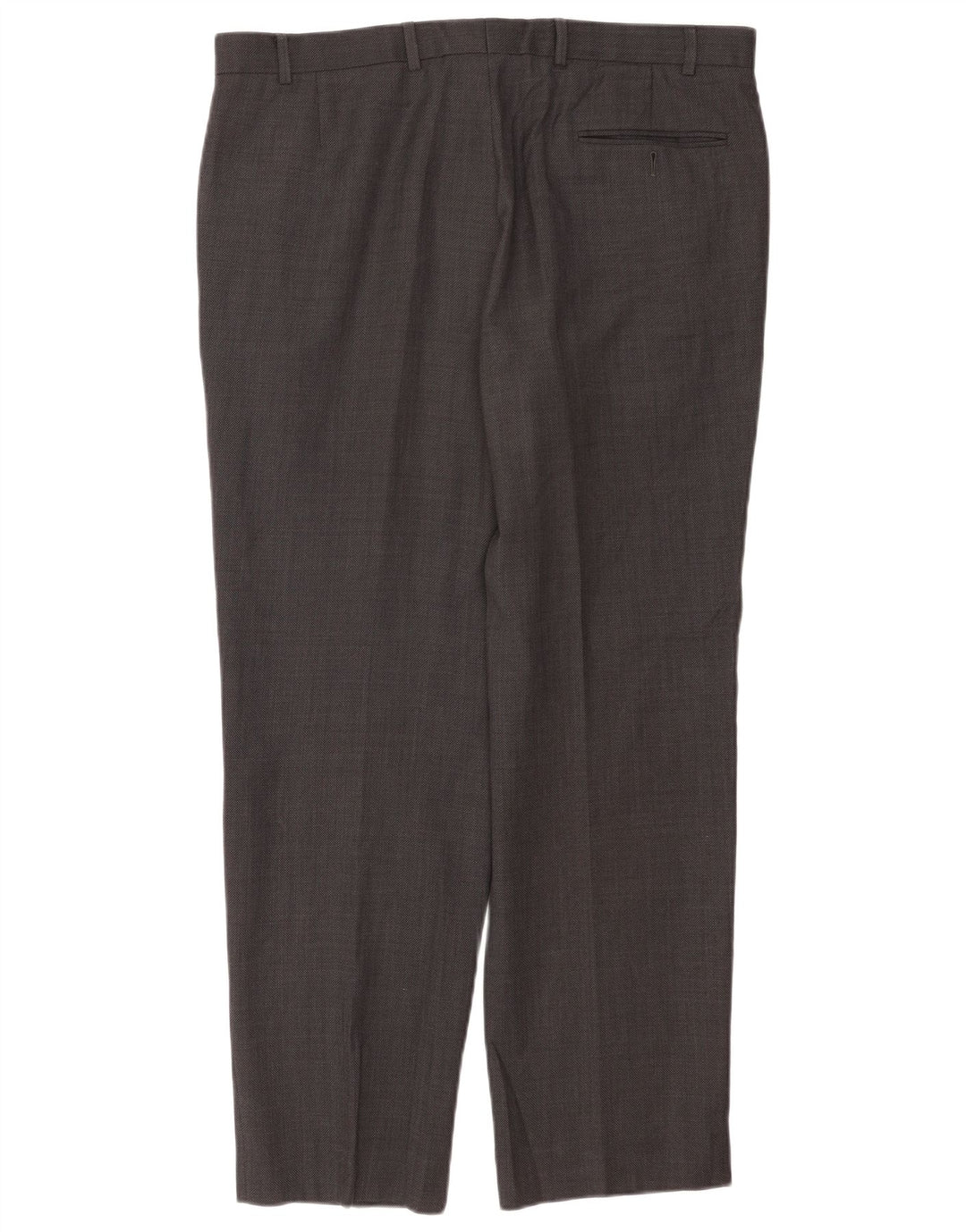 Marks & Spencer Pantalón de traje cónico para hombre W38 L31 Poliéster gris