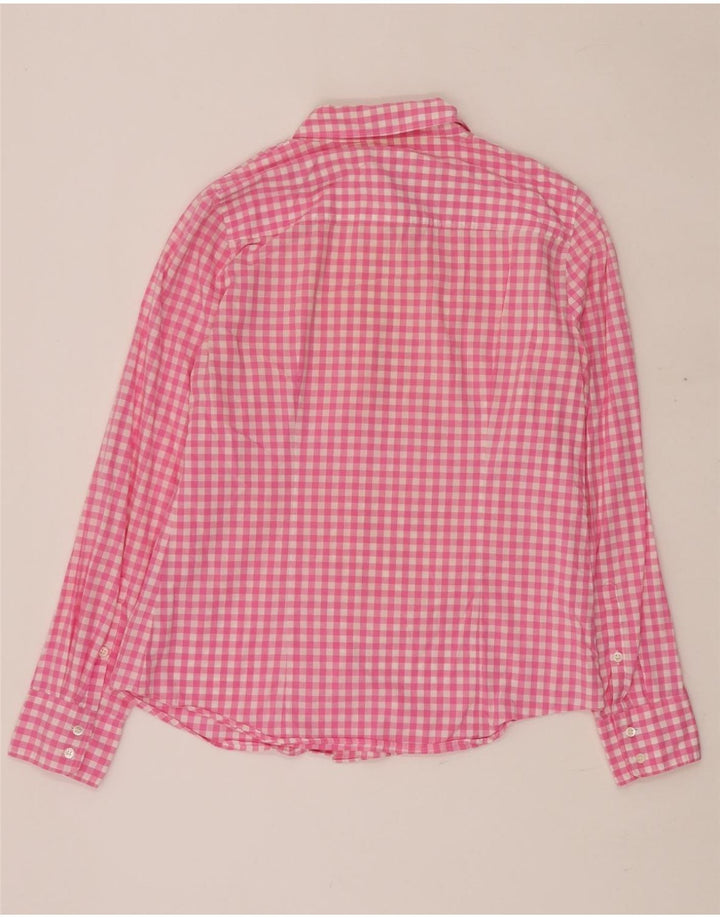 J. CREW Camisa para mujer UK 44 Medium Pink Gingham