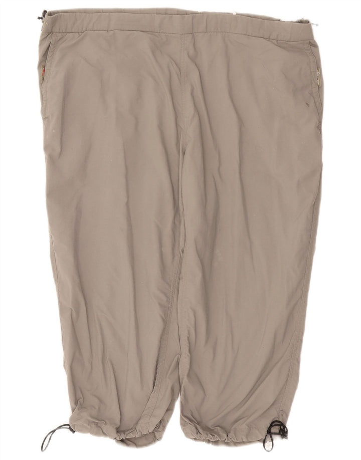 Columbia Pantalones Capri Joggers para Mujer Grande W38 L20 Poliéster Gris