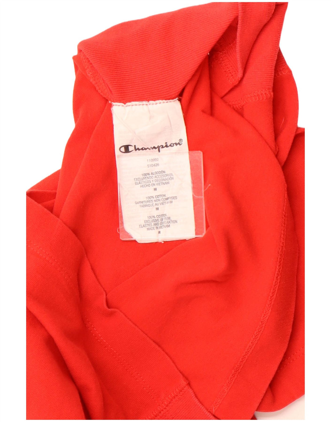 CHAMPION Camiseta gráfica para mujer Top UK 12 Medium Red Cotton