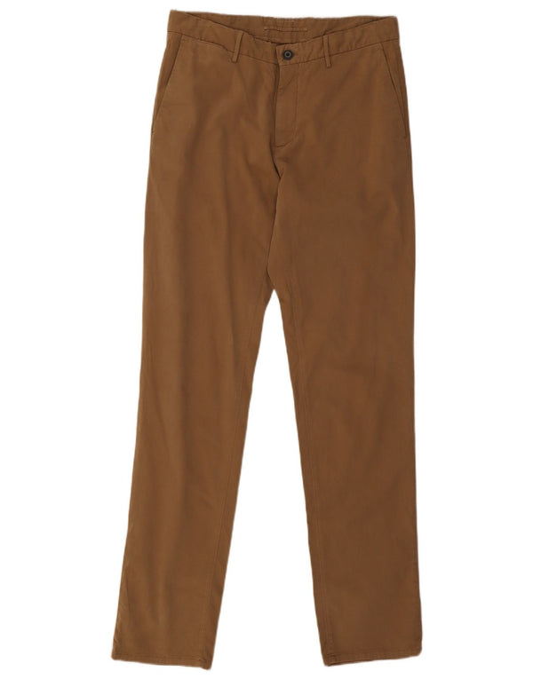 Massimo Dutti Pantalón Chino Slim Fit Hombre EU 40 Medium W31 L31 Beige