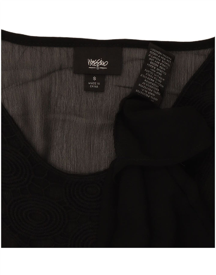 Mossimo Vestido De Playa Para Mujer UK 40 Pequeño Poliéster Negro